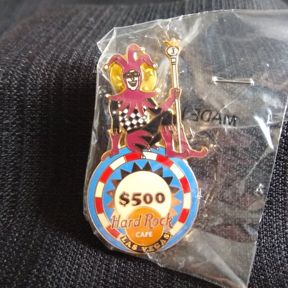 hard rock cafe las Vegas roulette & jester pin - Picture 6 of 7